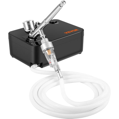 Airbrush Kit Dual-action Airbrush System Compressor Art Nail Makeup Model