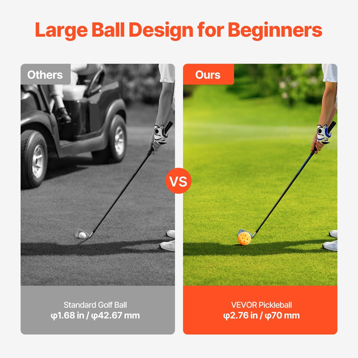 Backyard Golf Game 9 Hole Portable Bucket Golf Game for Kids and Adults