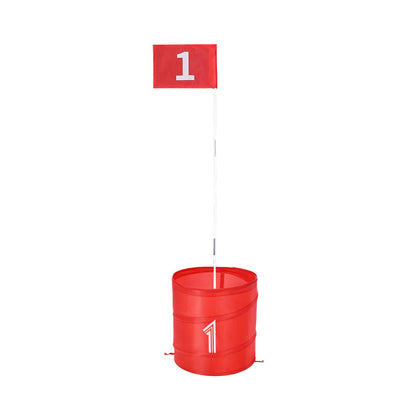 Backyard Golf Game 9 Hole Portable Bucket Golf Game for Kids and Adults