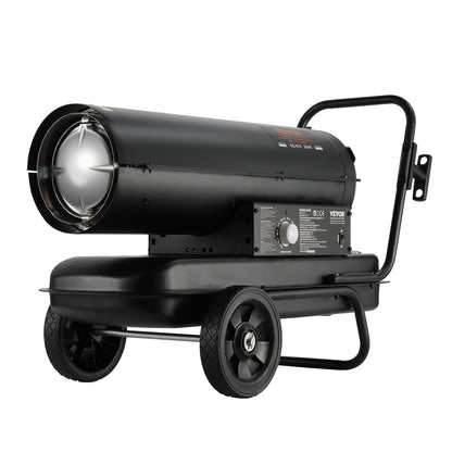 Portable Kerosene Forced Air Heater 70000 BTU Indoor Outdoor Use 5gal Tank