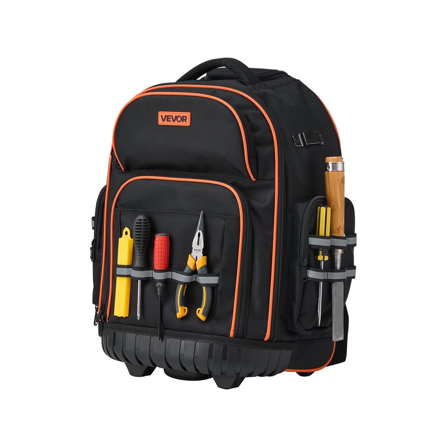 VEVOR Rolling Tool Backpack, 110 lbs Load Capacity