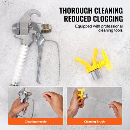 Cart Airless Paint Sprayer Diaphragm Paint 1700W Electric