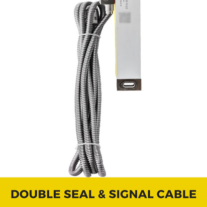 VEVOR 1 Axis Lathe Linear Scale 200mm with Accuracy 0.0002" Optical Length Precision Linear Scale Aluminum Body for Mill Milling Lathe Machine with Accessories (200mm(8"))