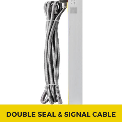 VEVOR 1 Axis Lathe Linear Scale 550mm with Accuracy 0.0002" Optical Length Precision Linear Scale Aluminum Body for Mill Milling Lathe Machine with Accessories (550mm(22"))