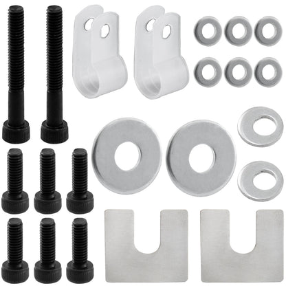 VEVOR 1 Axis Lathe Linear Scale 550mm with Accuracy 0.0002" Optical Length Precision Linear Scale Aluminum Body for Mill Milling Lathe Machine with Accessories (550mm(22"))