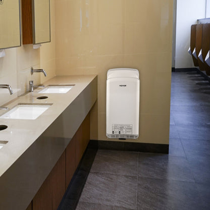 Jet Hand Dryer Blade Hand Dryer Automatic High Speed for Washroom White