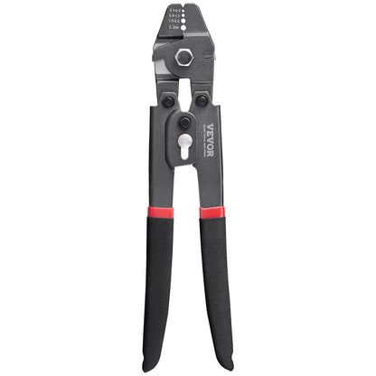 Crimping Tool, Up To 2.2mm Wire Rope Crimping Tool, Crimping Loop Sleeve Kit with a Cable Cutter and 160pcs Aluminum Buckles, Teflon Coating Anti-Rust Fishing Crimping Tool