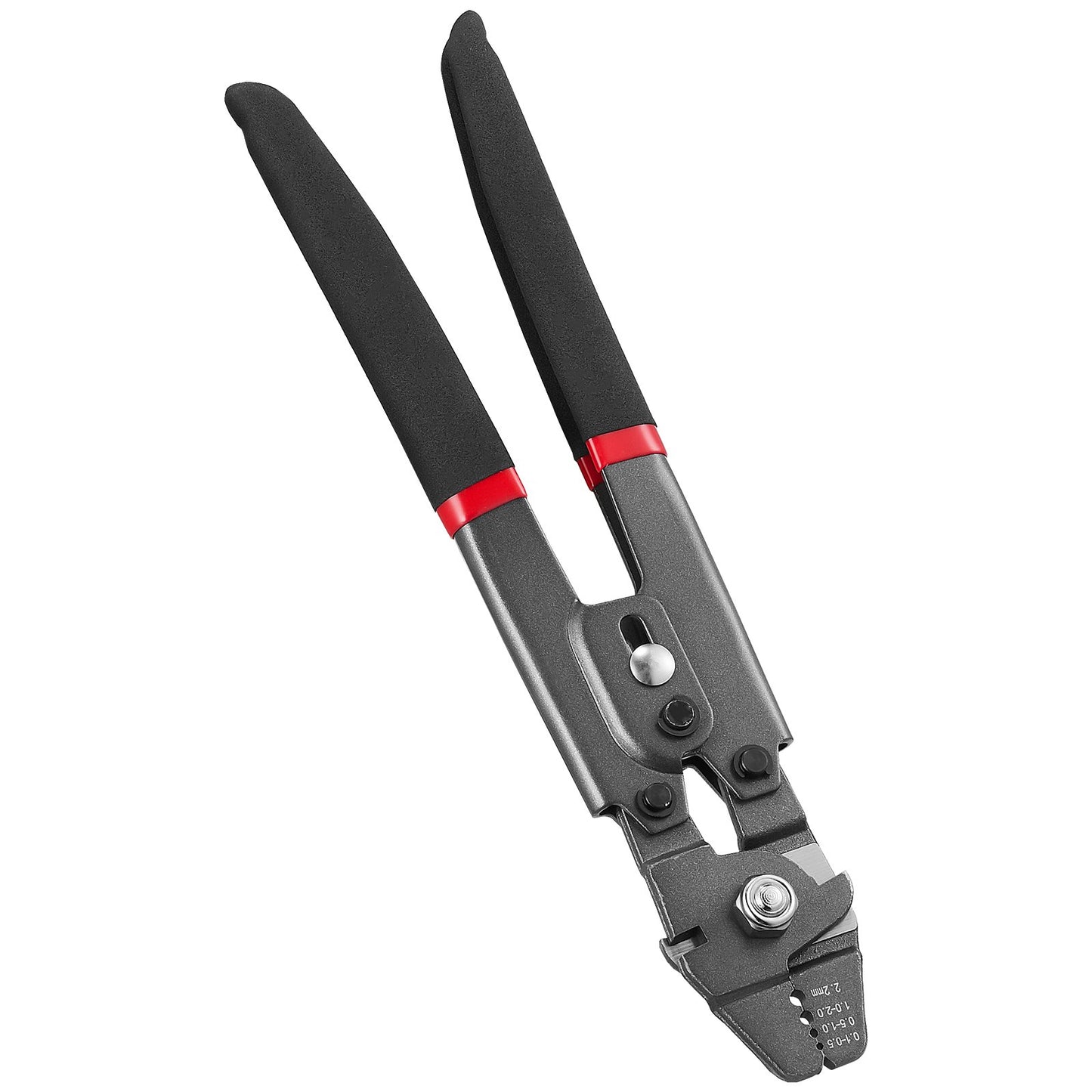 Crimping Tool, Up To 2.2mm Wire Rope Crimping Tool, Crimping Loop Sleeve Kit with a Cable Cutter and 160pcs Aluminum Buckles, Teflon Coating Anti-Rust Fishing Crimping Tool