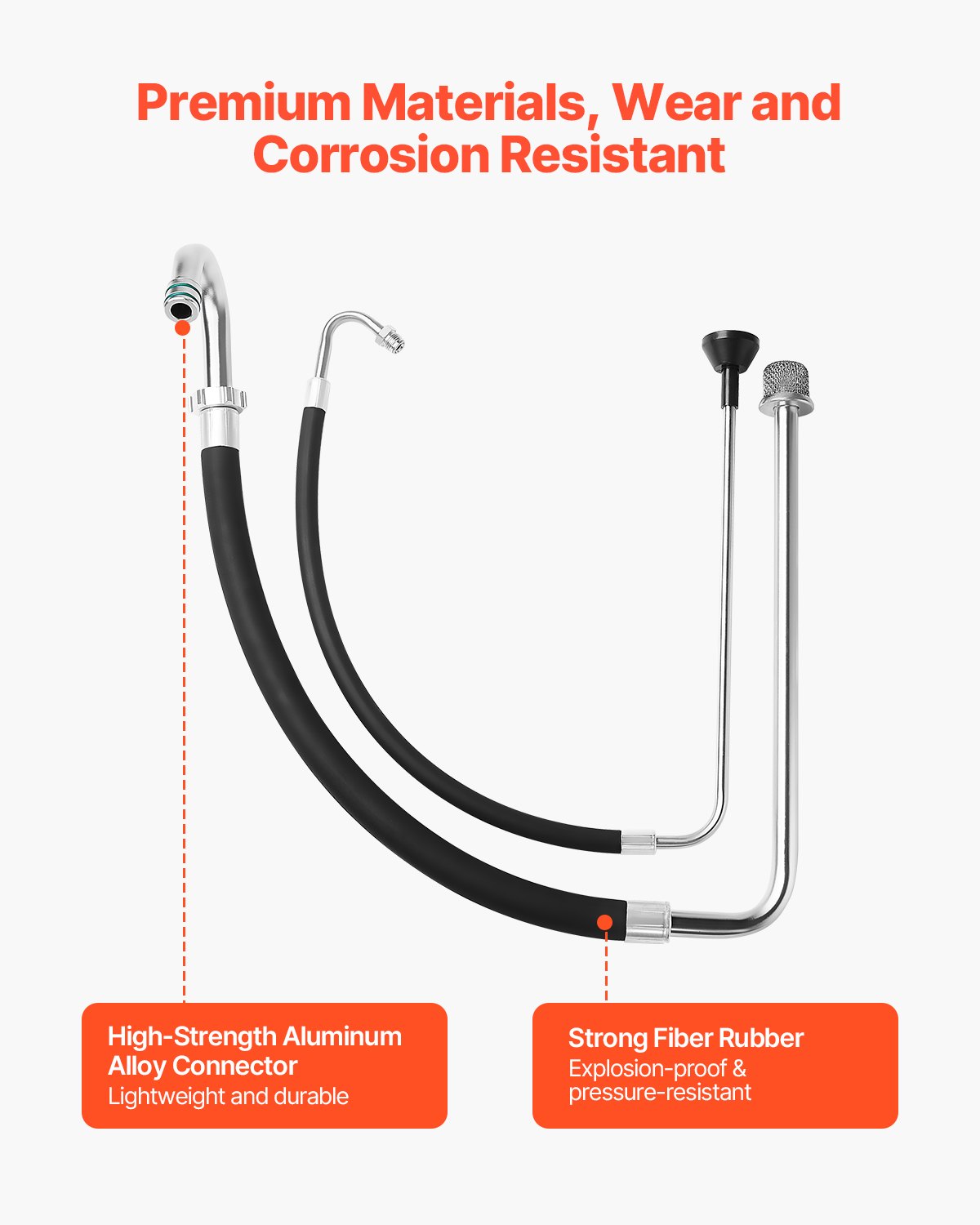 Suction Hose Tube and Reflux Line Sets Airless Paint Sprayers Tool Part