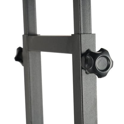 VEVOR Poster Stand, Adjustable Height Up to 75", Double-Sided Heavy Duty Pedestal Sign Holder, Floor Standing Sign Holder Banner Stand with Shock-absorbing Base for Display, for Board and Foam, Black