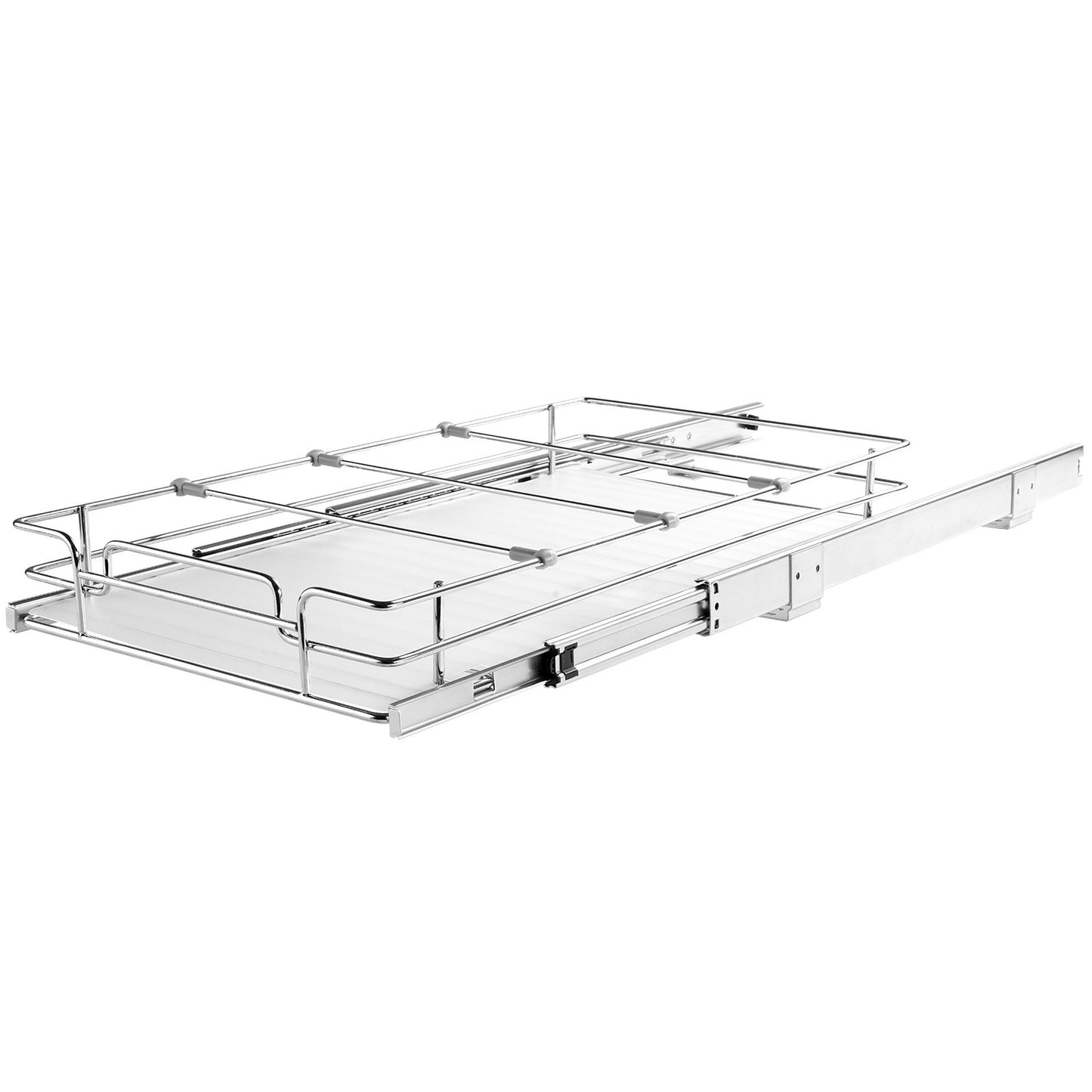 Pull Out Cabinet Under Sink Organizer 11.5 x 16.5 Inch Wire Drawer Basket