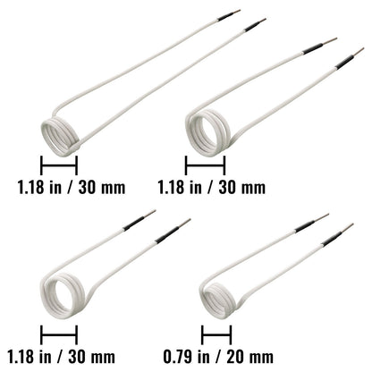 Induction Heater Coil Kit Induction Coils 8PCS For Removing Rusty Bolts