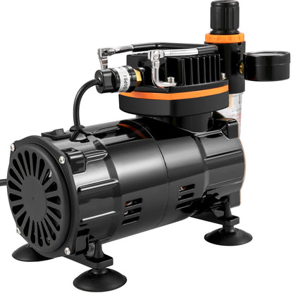 Airbrush Kit Dual-action Airbrush Compressor Art Nail Tattoo Makeup Model
