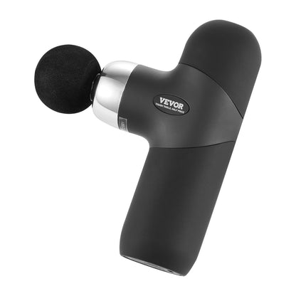 Massage Gun Deep Tissue, Percussion Muscle Massager for Athletes - with 4 Speed Levels & 4 Massage Heads, 7.4V 2500mAh Batteries, Handheld Mini Massage Gun for Pain Relief, Muscle Relaxation