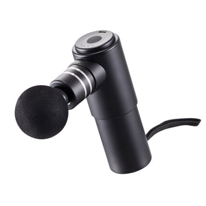 Massage Gun Deep Tissue, Percussion Muscle Massager for Athletes - with 4 Speed Levels & 4 Massage Heads, 12V 2500mAh Batteries, Handheld Electric Massage Gun for Pain Relief, Muscle Relaxation