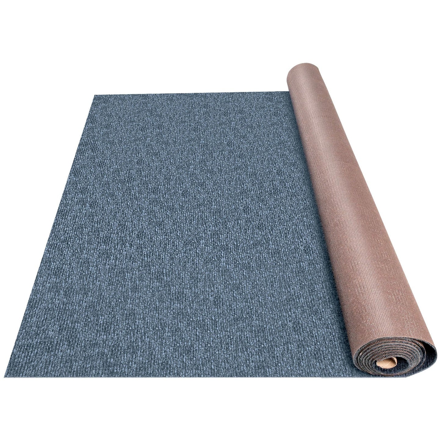 Gray Marine Carpet 6 ft x 23 ft Boat Carpet Rugs Indoor Outdoor Rugs for Patio Deck Anti-Slide TPR Water-Proof Back Cut Outdoor Marine Carpeting Easy Clean Outdoor Carpet Roll