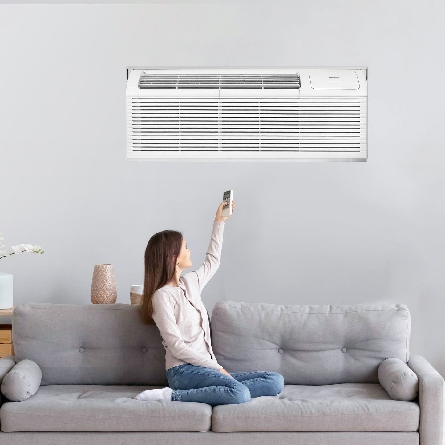 Air Conditioner Wall Sleeve 42 in Universal Through the Wall AC Sleeve