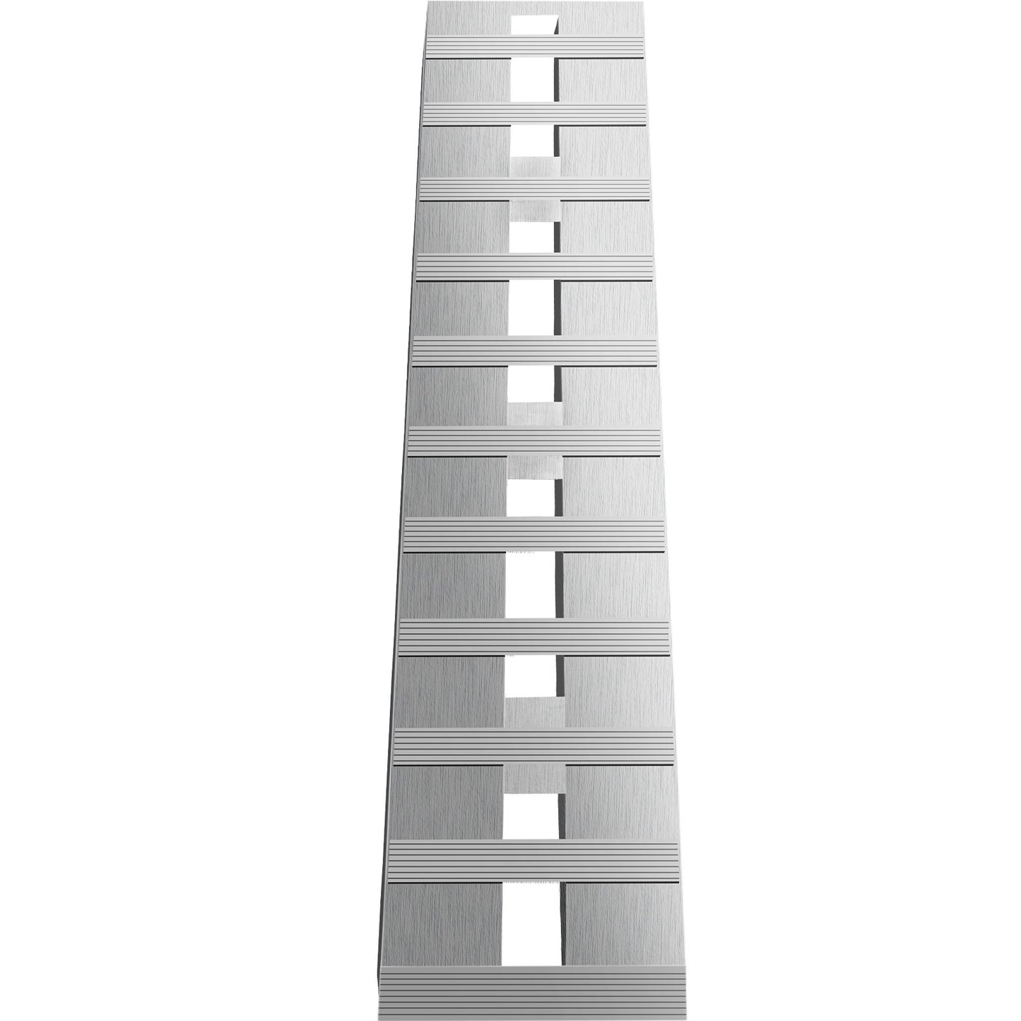 60' X 12' X 2.5'Aluminum Trailer Ramps 6000LBS Total Beavertail Hook End 1 Pair 2 Ramps