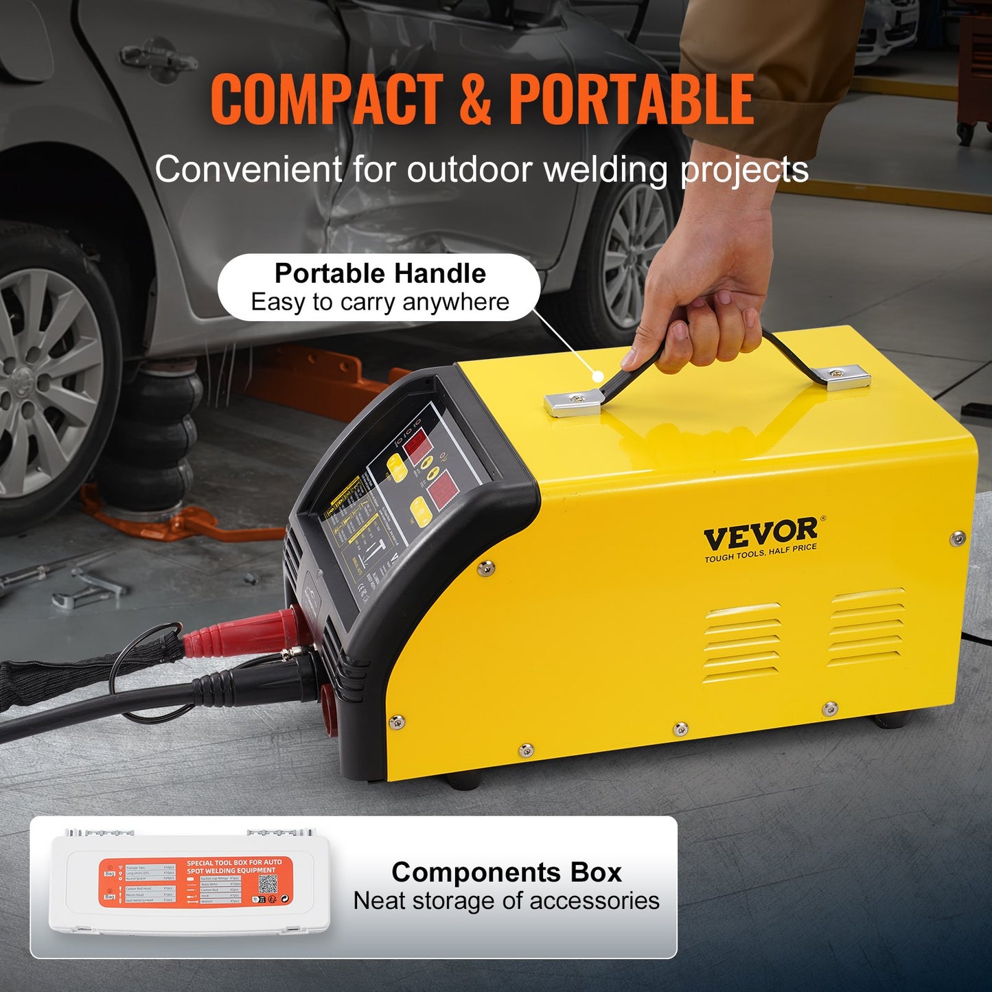 Dual Pro Stud Welder Professional 5KW Welder for Steel & Aluminum Panels