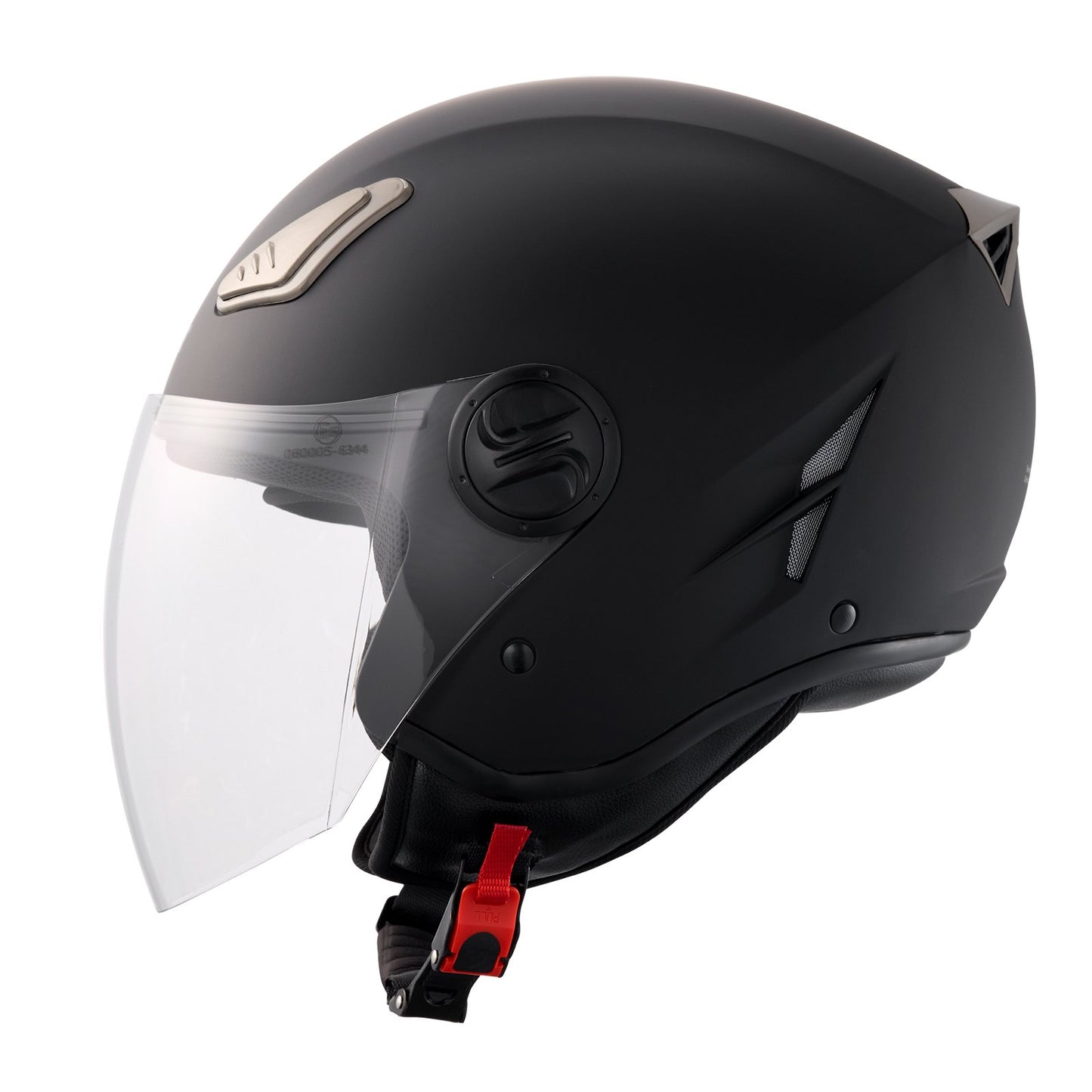 3/4-Face Motorcycle Helmet Motocross Helmet with Bluetooth Communication