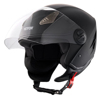 3/4-Face Motorcycle Helmet Motocross Helmet with Bluetooth Communication