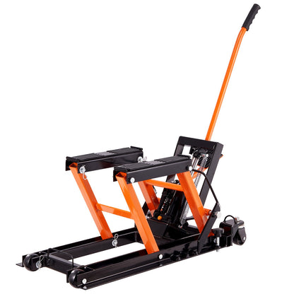 Motorcycle Hydraulic Pump Jack 1500 LBS ATV Dirt Bike Stand
