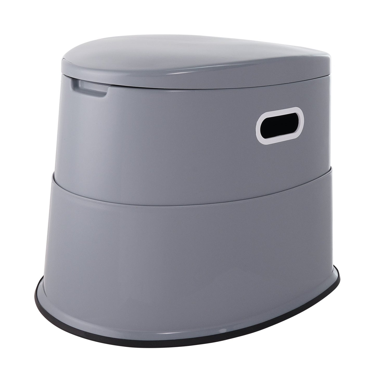 Portable Toilet for Camping, Porta Potty with 5L Detachable Inner Bucket & Removable Paper Holder, Commode with Dual Lids, Travel Toilet for Adults Kids Outdoor Camping Car Long Road Trips