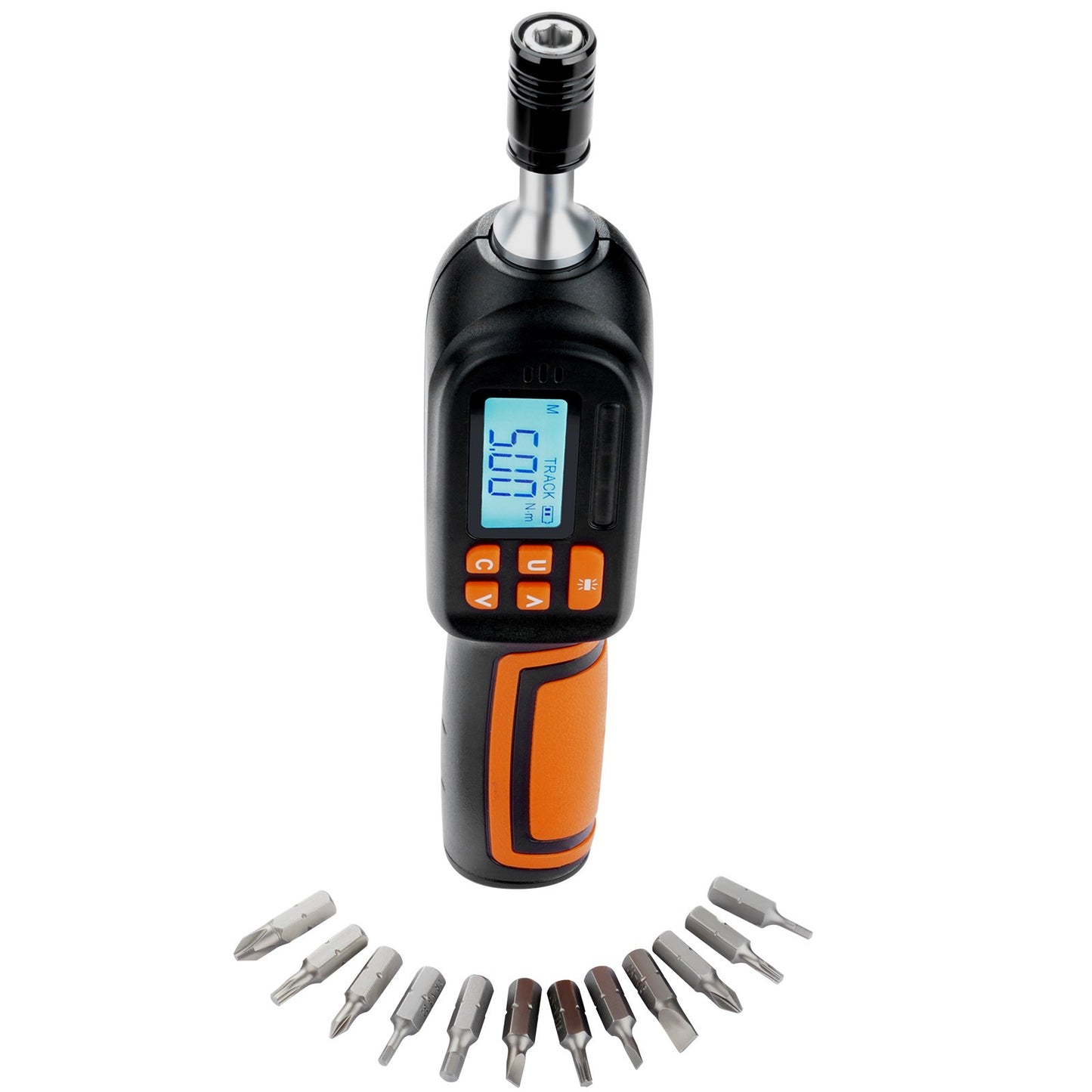 Digital Torque Screwdriver 1/4" Range 2.65-70.67in/lb w/ 0.01N.m Increment