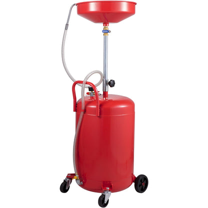 Waste Oil Drain Tank Portable Oil Drain 20 Gallon Air Operated Drainer