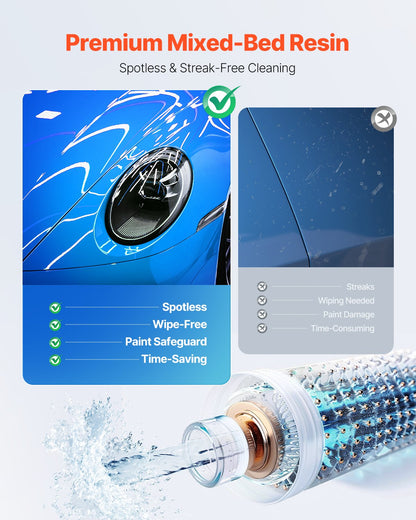 Spotless Deionized Water System Car Wash System with Handheld TDS Meter