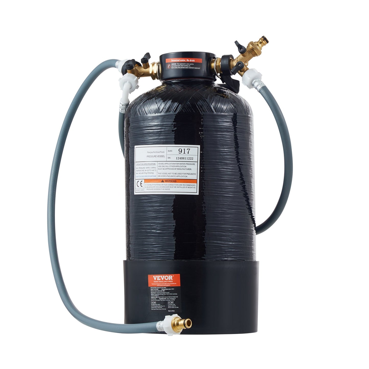 Spotless Deionized Water System Car Wash System with Handheld TDS Meter