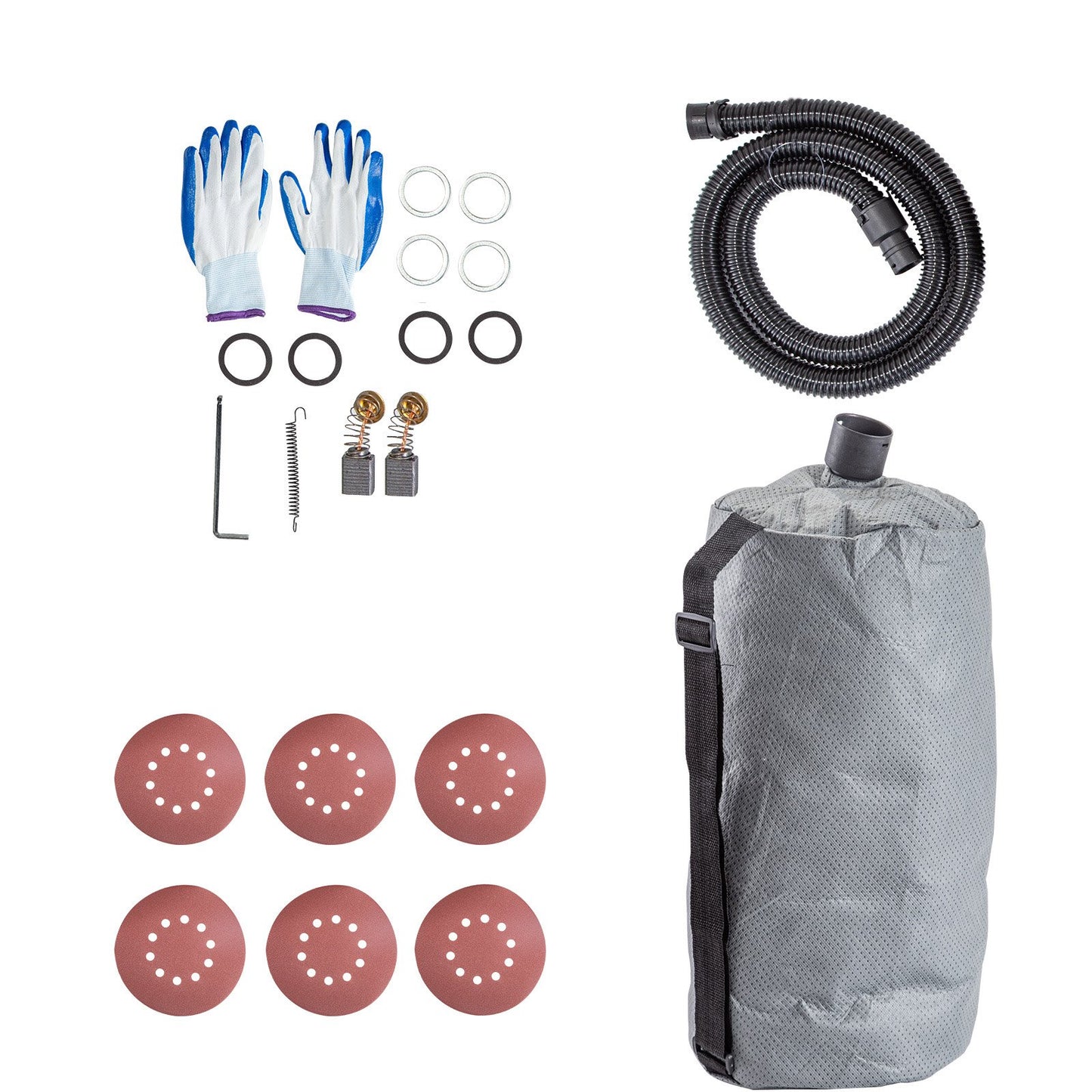 Drywall Sander 750W, Electric Drywall Sander, Foldable Sheetrock Sander, with Telescope Handle, Electric Sander, Variable Speed 800-1750 RPM, Wall Sander, with LED Strip Light and Vacuum Bag