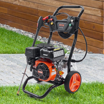 Gas Pressure Washer Gas Powered Washer 3400 PSI 2.6 GPM 210cc 5 Nozzles