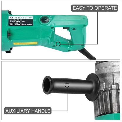 Electric Rebar Cutter 16mm Reo Steel Cutter Concrete Construction
