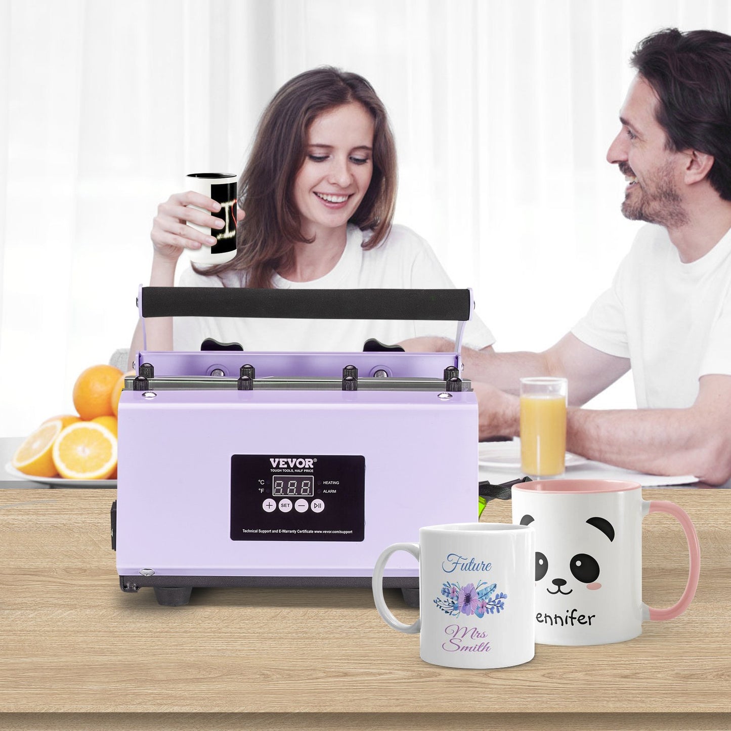 Tumbler Heat Press Machine 11-30oz Mug Press Sublimation Tumblers Purple