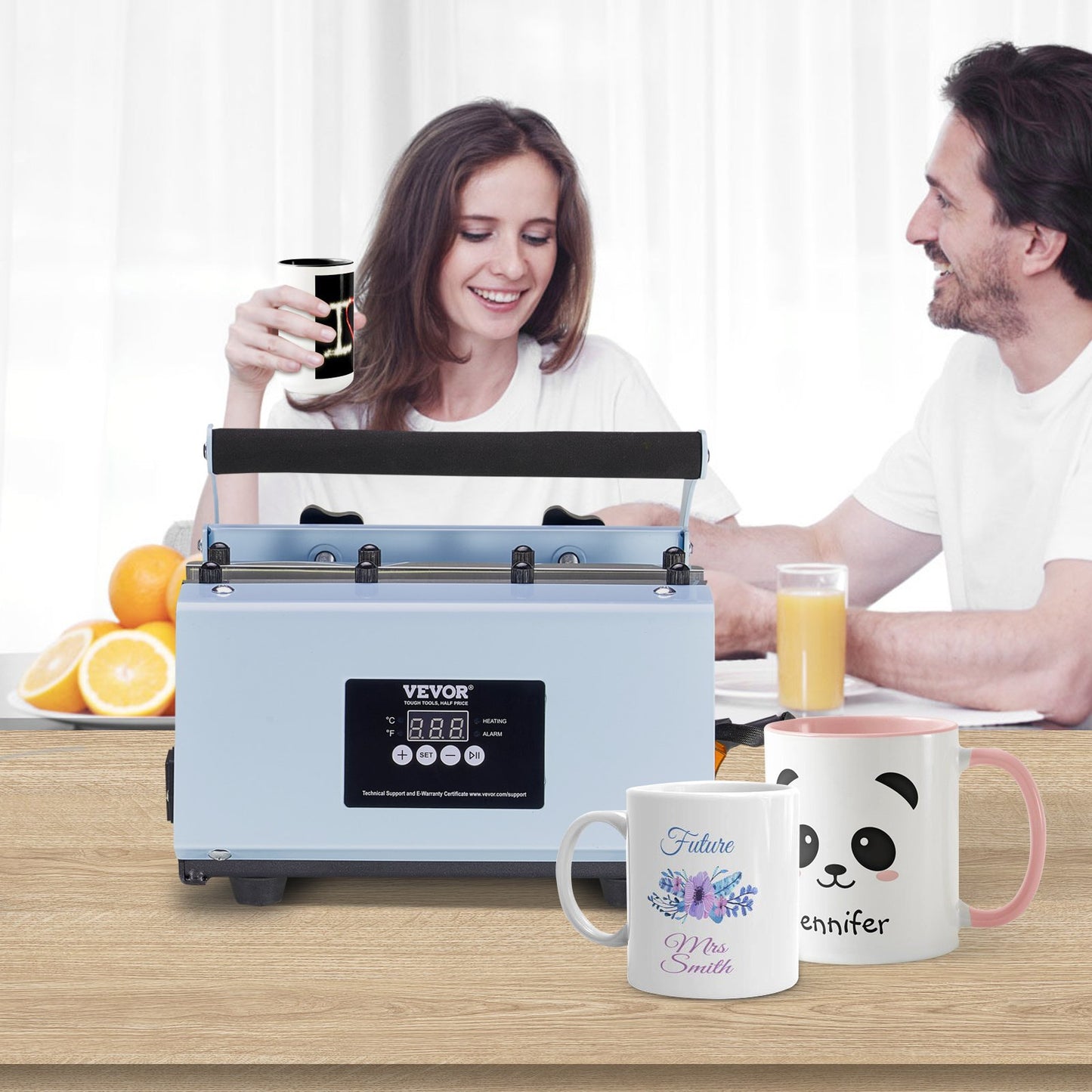 Tumbler Heat Press Machine 11-30oz Mug Press Sublimation Tumblers Blue