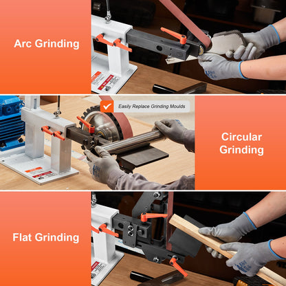 Belt Sander, 72 x 2-Inch Variable Speed Belt Polisher with VFD