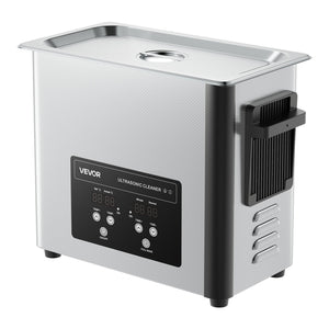 6L Ultrasonic Cleaner, Professional Ultrasonic Cleaner Machine with Cleaning Basket & Digital Display, 120W Stainless Steel 40kHz Cleaning Machine for Watches, Razors, Jewelry, Coins and More