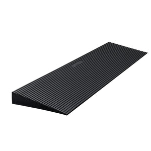 3 cm Rise Cuttable Threshold Ramp for Sweeping Robot, 90 cm Wide Natural Rubber Wheelchair Ramp, Non-Slip Solid Rubber Ramp with Double-Sided Tape for Doorways, Driveways, Bathroom, Smooth Tile