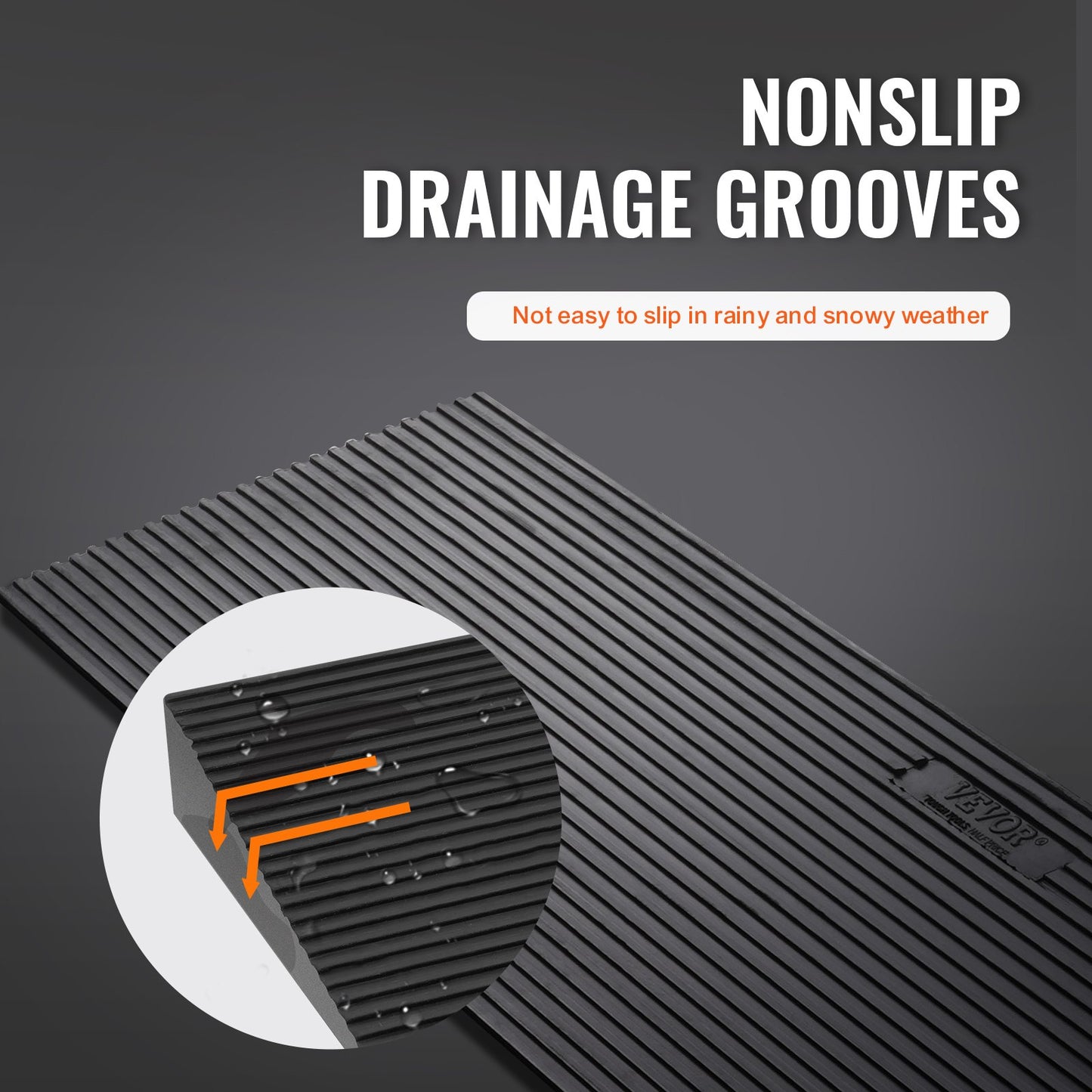 3 cm Rise Cuttable Threshold Ramp for Sweeping Robot, 90 cm Wide Natural Rubber Wheelchair Ramp, Non-Slip Solid Rubber Ramp with Double-Sided Tape for Doorways, Driveways, Bathroom, Smooth Tile