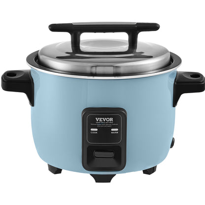 Commercial Rice Cooker, 50-Cup Rice Cooker, 10 Liter Large Rice Cooker and Warmer with Nonstick Inner Pot, Fast Cooking and 24-Hour Keep Warm, with Rice Cup and Paddle, for Restaurant