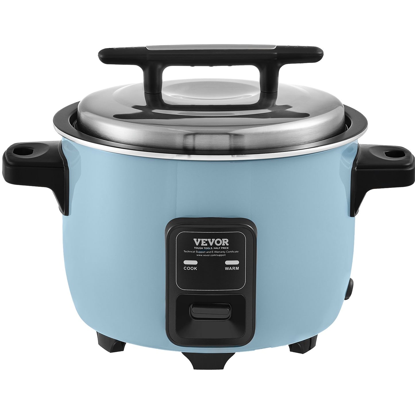 Commercial Rice Cooker, 40-Cup Rice Cooker, 8 Liter Large Rice Cooker and Warmer with Nonstick Inner Pot, Fast Cooking and 24-Hour Keep Warm, with Rice Cup and Paddle, for Restaurant