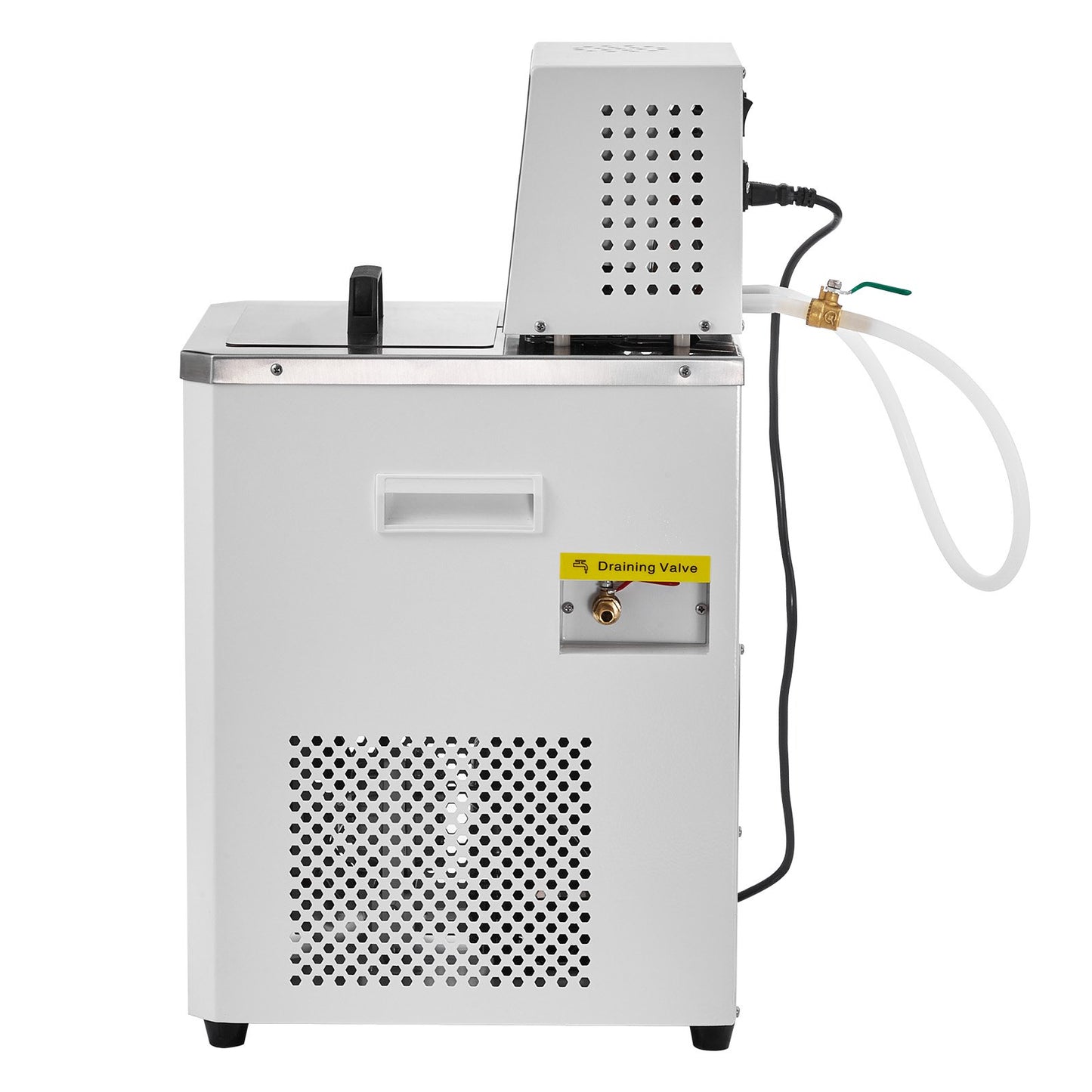 Laboratory Chiller Circulator, 6L Chiller Lab Low Temperature Cooling Liquid, 23°F-212°F Circulator Pump Chiller, LCD Display, 304 Stainless Steel Water Bath Recirculating Water Cooling Chiller