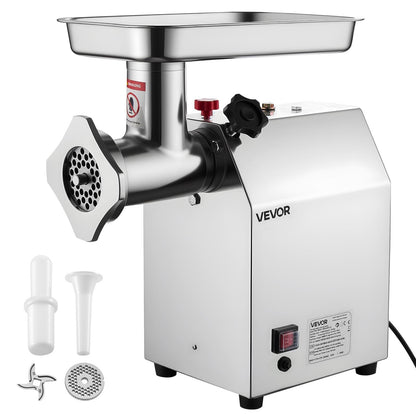 Commercial Electric Meat Grinder 9.2 Lbs/Min Sausage Stuffer Maker Kitchen