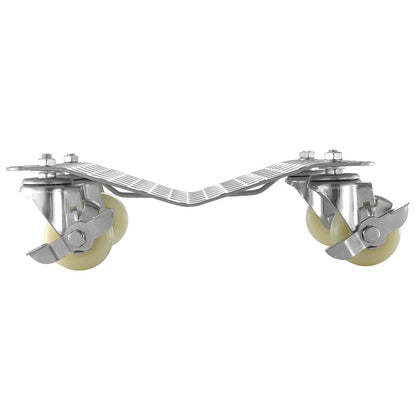 2 Pcs Tire Wheel Dollies 12"X16" Platform Size Wheel Car Dolly 3" Caster Wheel Dolly for Vehicle Car Auto Repair (2 Pcs)
