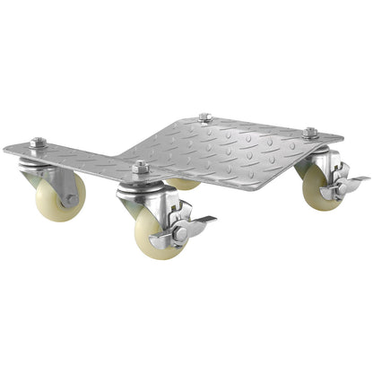 2 Pcs Tire Wheel Dollies 12"X16" Platform Size Wheel Car Dolly 3" Caster Wheel Dolly for Vehicle Car Auto Repair (2 Pcs)