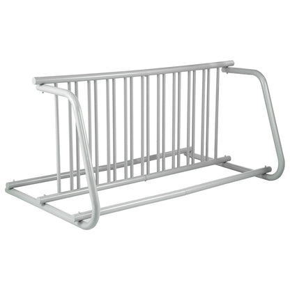 10 Holders Floor Bike Rack, 59" Length All-Steel Grid Bike Rack, 10-Bike Capacity Dual-Side Storage Stand for Garages Streets Yards Bike Events
