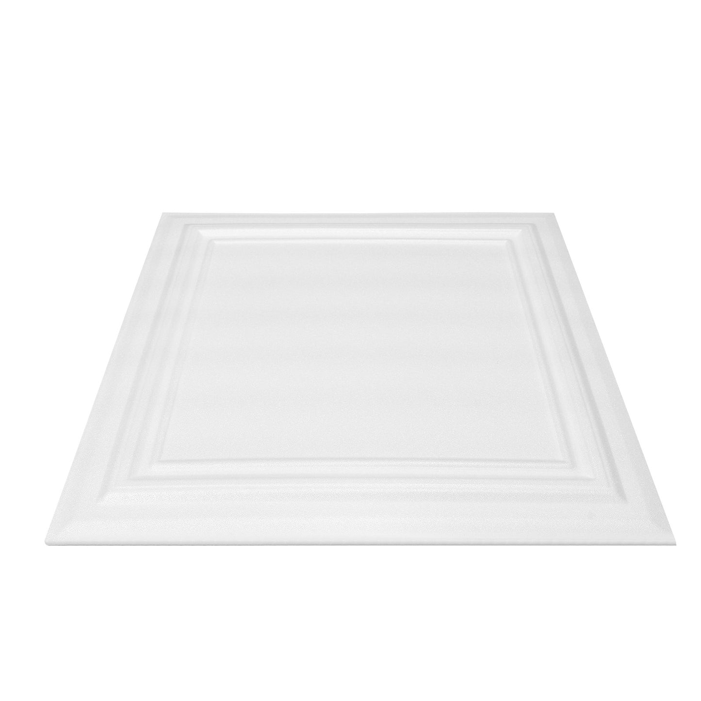 Ceiling Tiles 48-Pack 20 x 20 in Polystyrene Easy Installation Glue-up