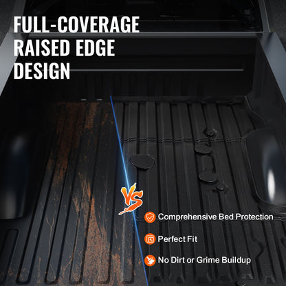 Truck Bed Mat Fit 2017-2024 Ford F250/F350 TPE Truck Bed Liner Accessories