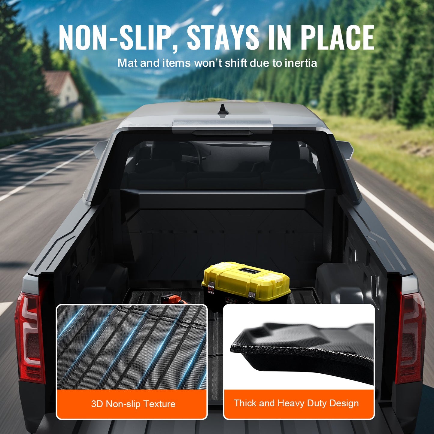 Truck Bed Mat Fit 2023-2024 Chevrolet Colorado/GMC Canyon Truck Bed Liner